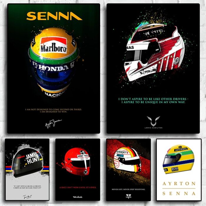 Toiles F1 Racer Casques formule 1 1