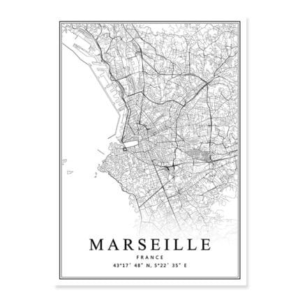 Toile ville satellite Marseille 6