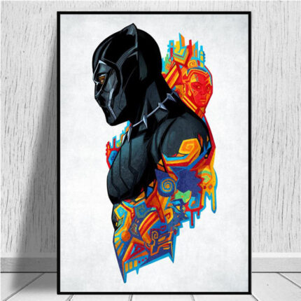 Toile Marvel Black Panther colors 8