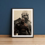 Toile God of War sepia Kratos 2 12